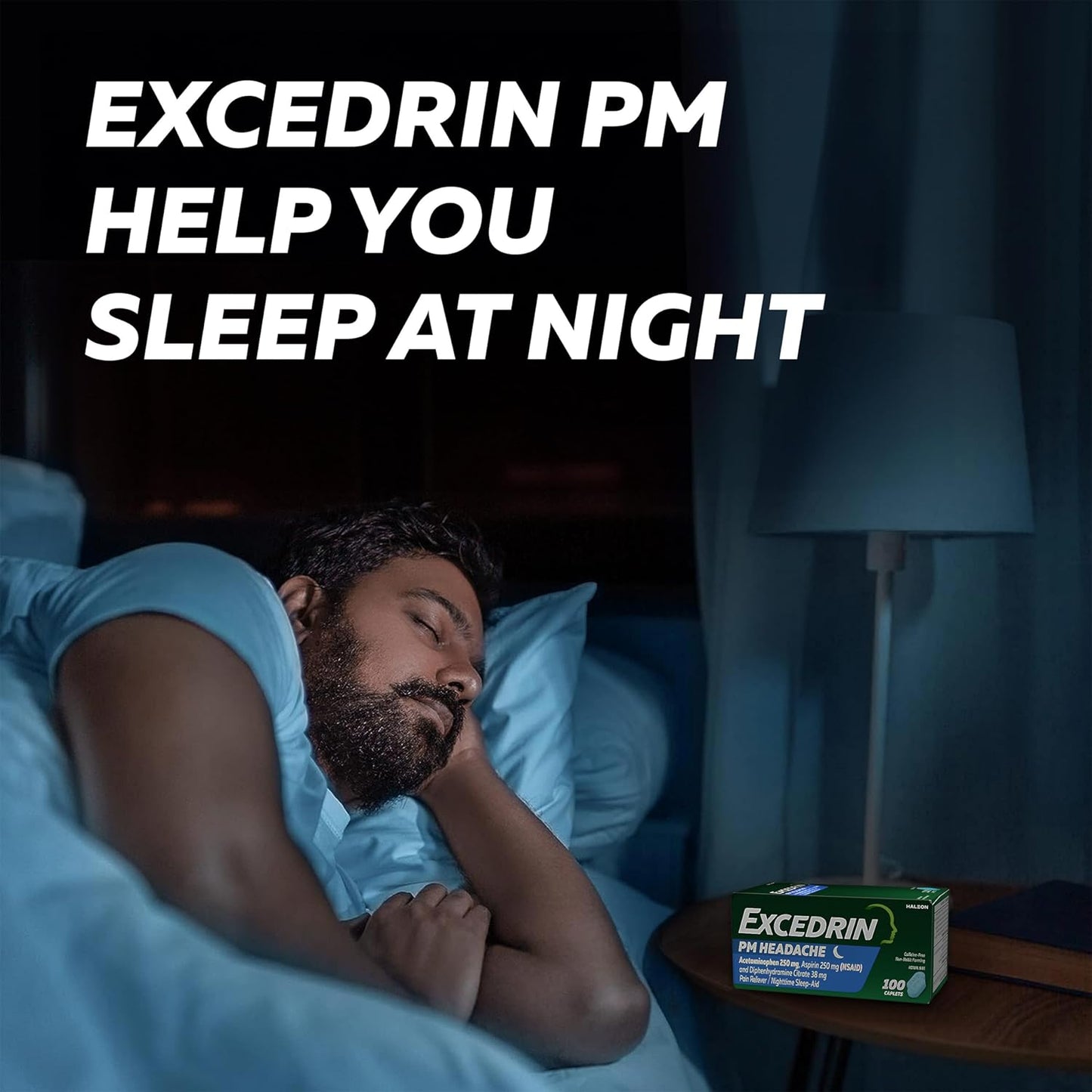 Excedrin PM Capletas Apoyo Nocturno 100 Unidades