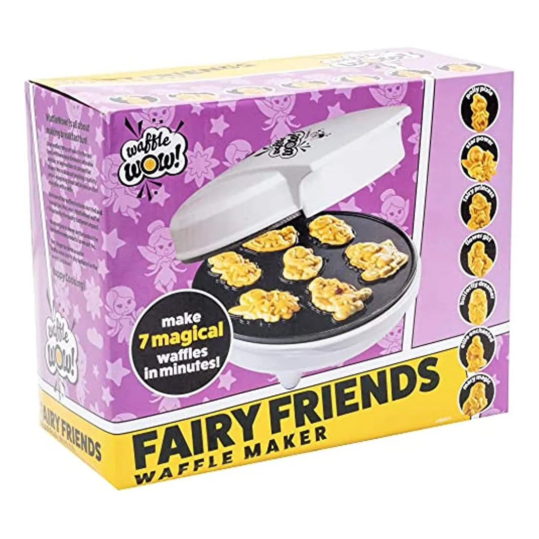 Waffle Maker De Hada Pequeña 7 Diseños Cocina Magica Facil Limpieza