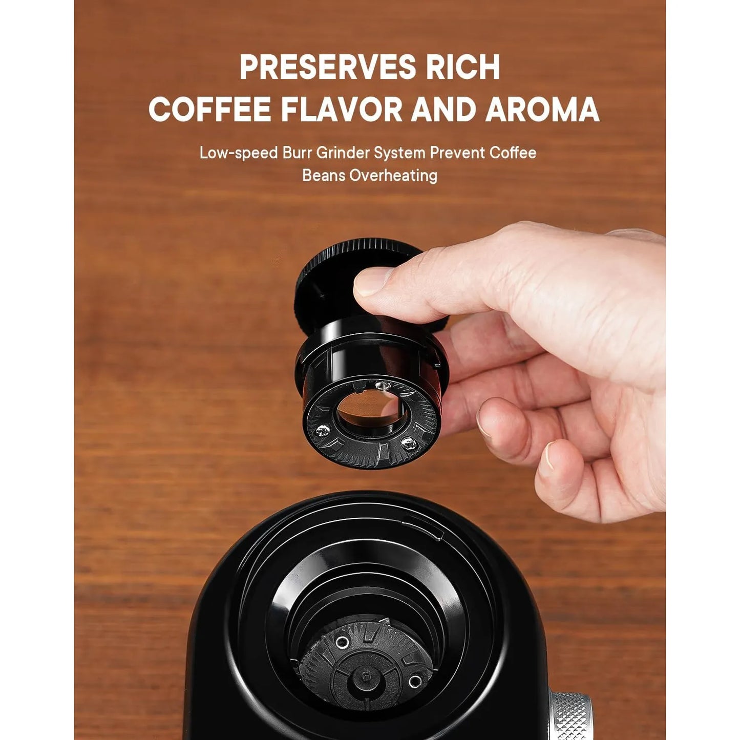 Molinillo De Café Eléctrico Shardor 2.0 16 Niveles Molienda Ajustable Envío Gratis