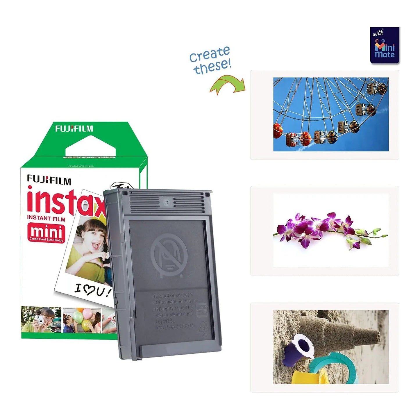 Fujifilm Instax Mini 11 Cámara Instantánea Morado Con Funda Y 50 Fotos