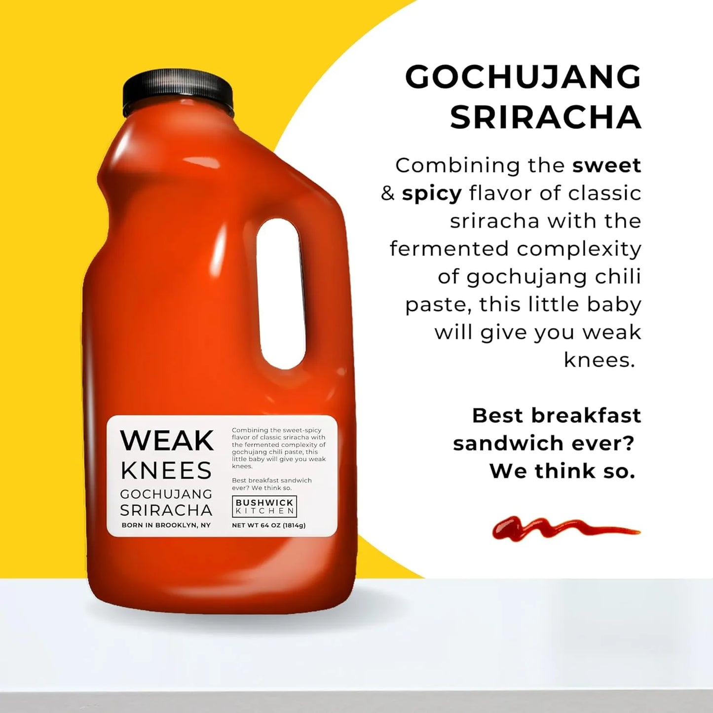 Salsa Picante Gochujang Sriracha 64 Oz Dulce Y Picante Importado