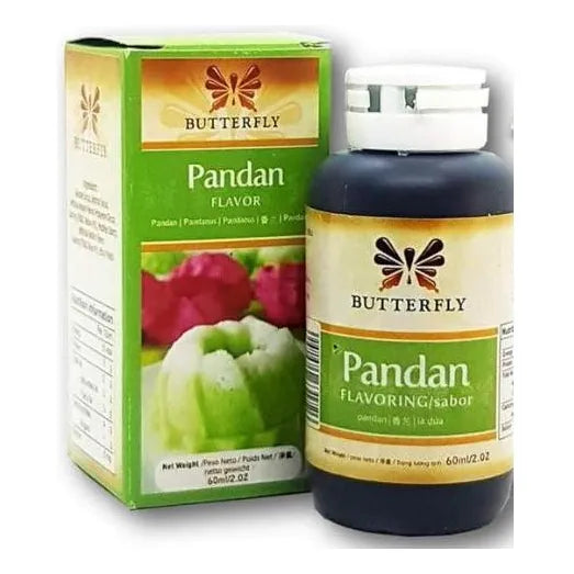 Sabor Pandan Mariposa 60 Ml Paquete Doble Con Cucharada Rosa Importado