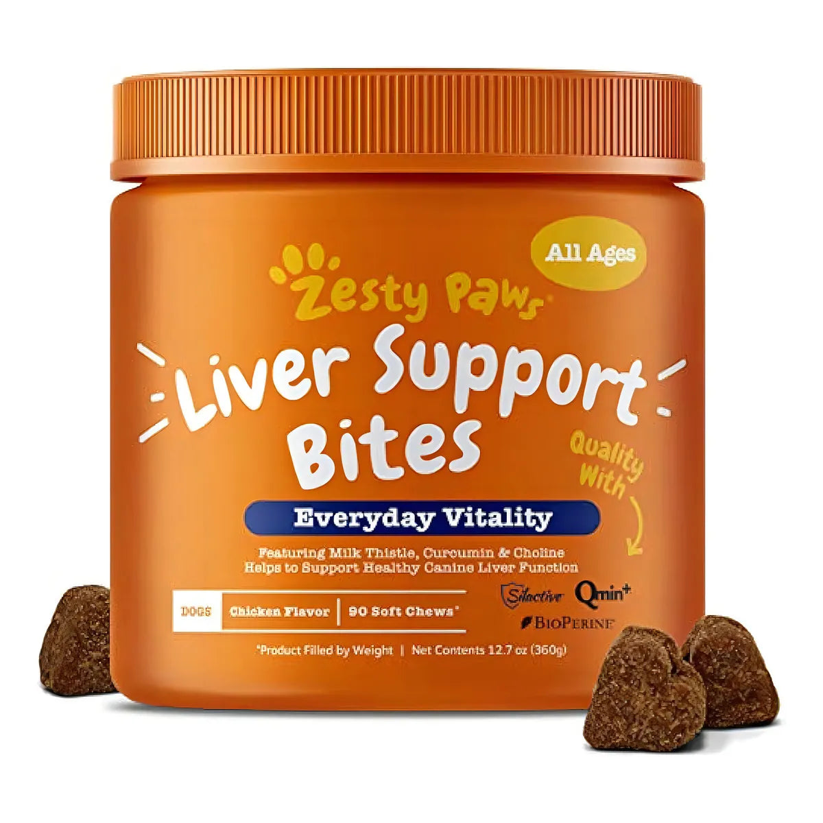 Suplemento Hepatico Para Perros Con Cardo Mariano Y Curcuma Apoyo Higado Sano