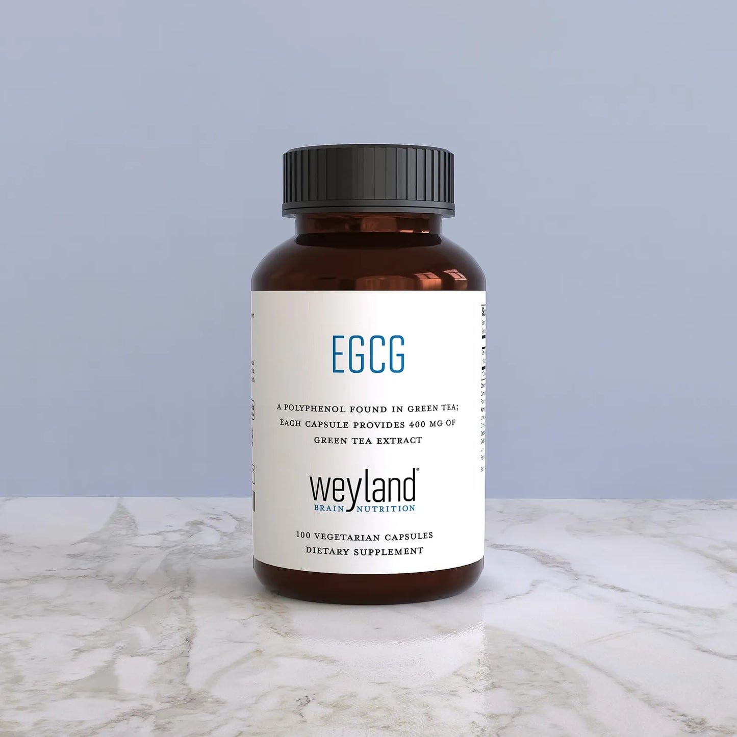 Extracto De Té Verde EGCG 400 Mg 100 Cápsulas Vegetarianas Weyland