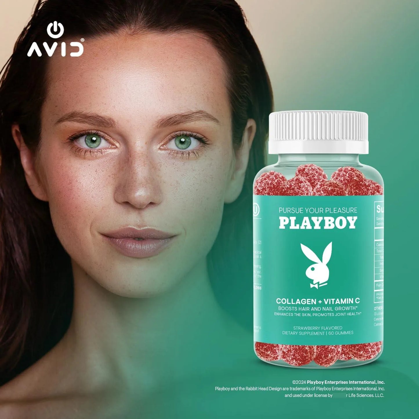 Gomitas De Colageno Y Vitamina C Playboy Para Piel Cabello Y Uñas 60 Unidades