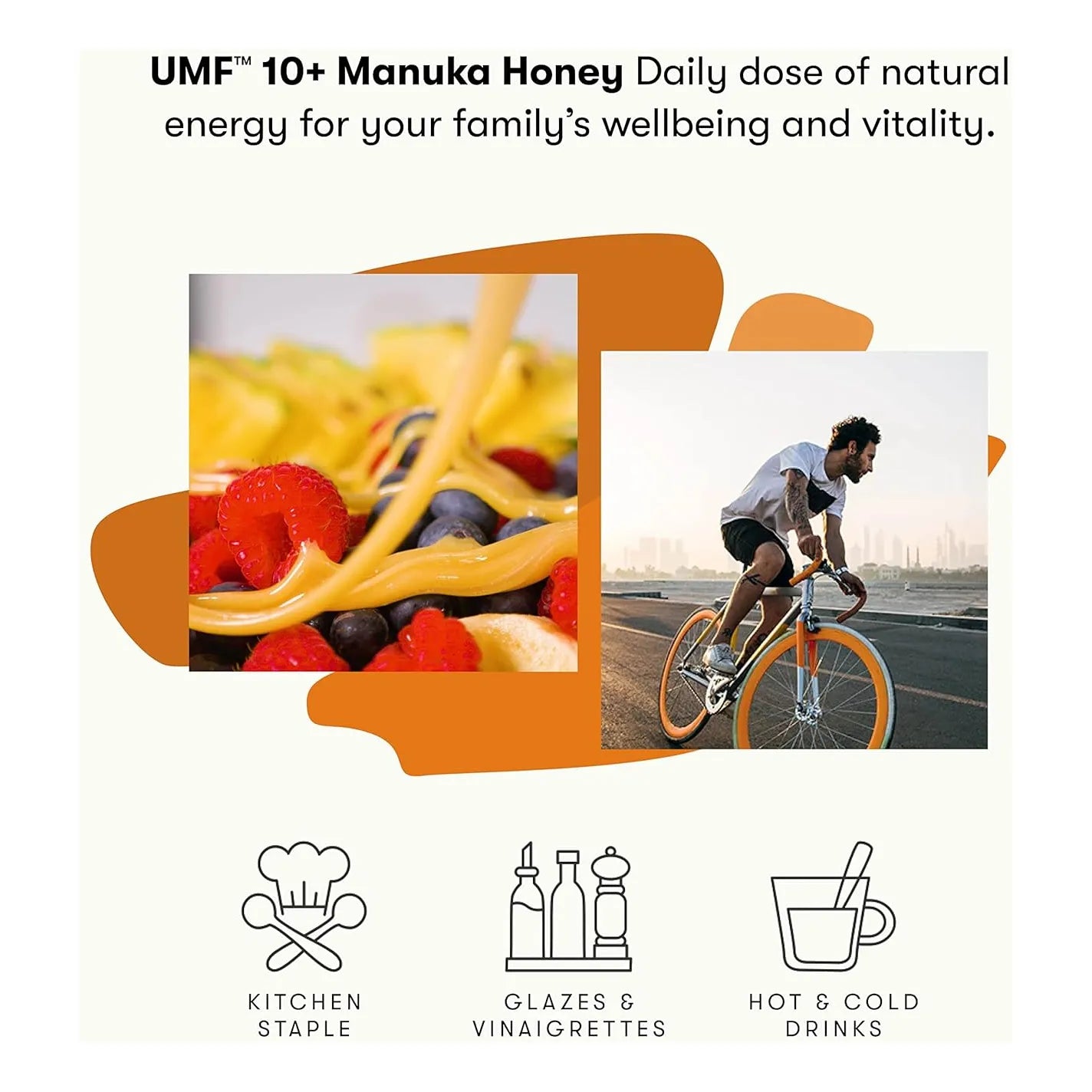 Miel De Manuka Cruda UMF 10+ MGO 263+ 500g Certificada Nueva Zelanda Honey Co