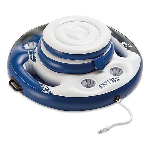 Flotador Inflable Intex Mega Chill Cooler Con Portavasos Para Bebidas Frescas