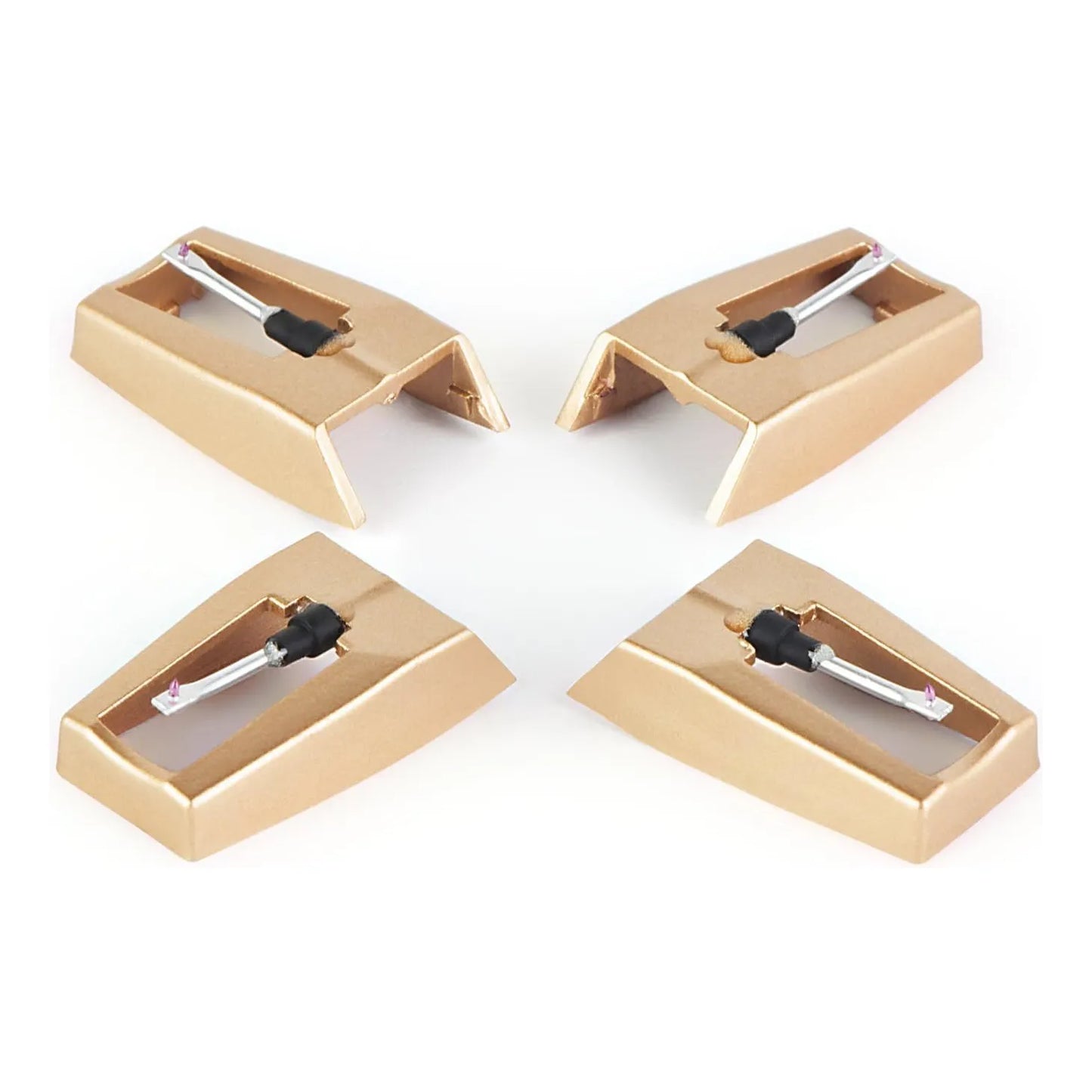 Paquete De Tres Agujas Repuesto Tocadiscos Con Punta Diamante Sonido Superior Y Proteccion Para Vinilos