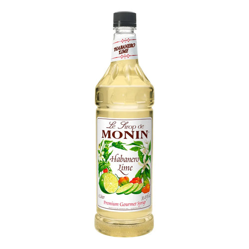 Monin Jarabe Saborizado Lima Habanero 3 Lb Botella Plastico