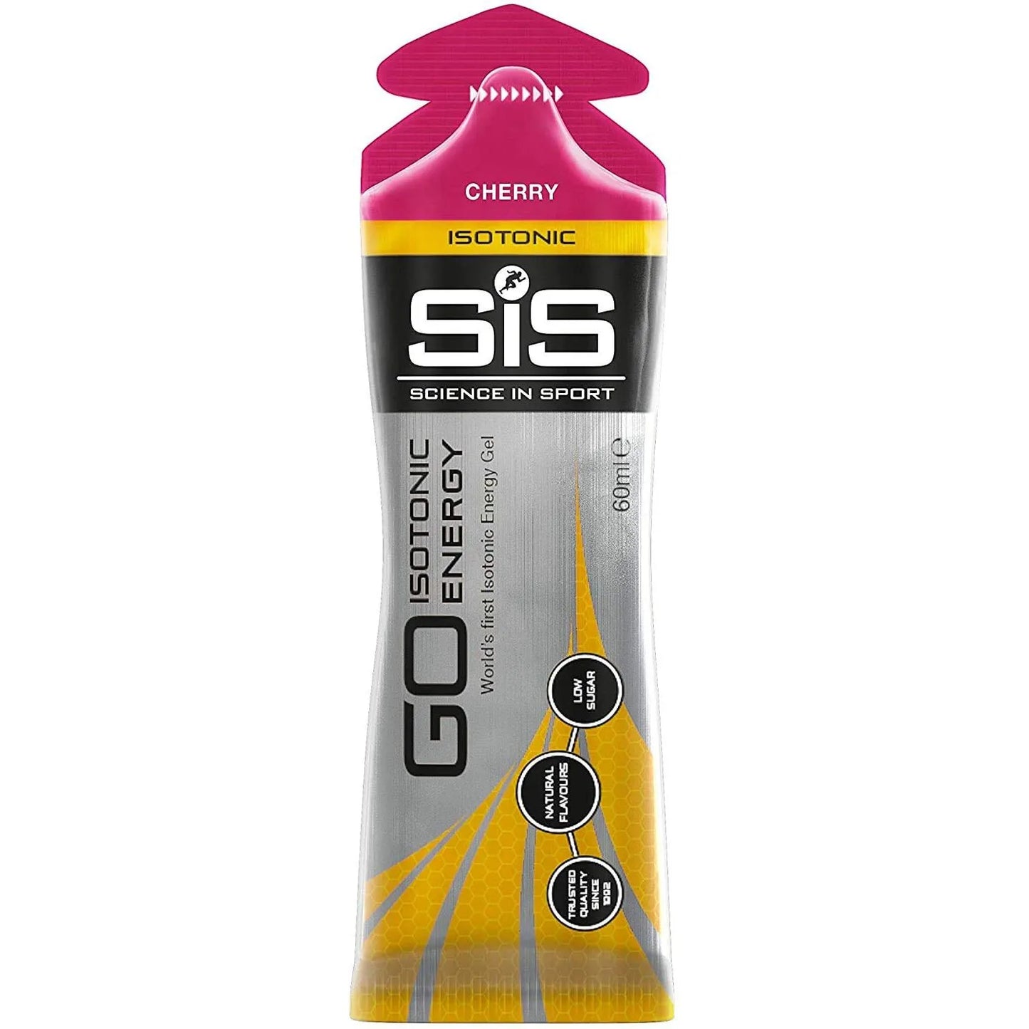 Geles Energéticos Isotónicos Sabor Cereza 30g Recarga Rápida