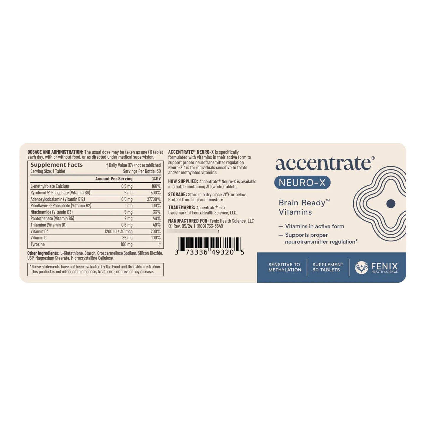 Neuro X Nutricion Cerebral Vitaminas B Activas Para Memoria Y Concentracion 30 Tabletas