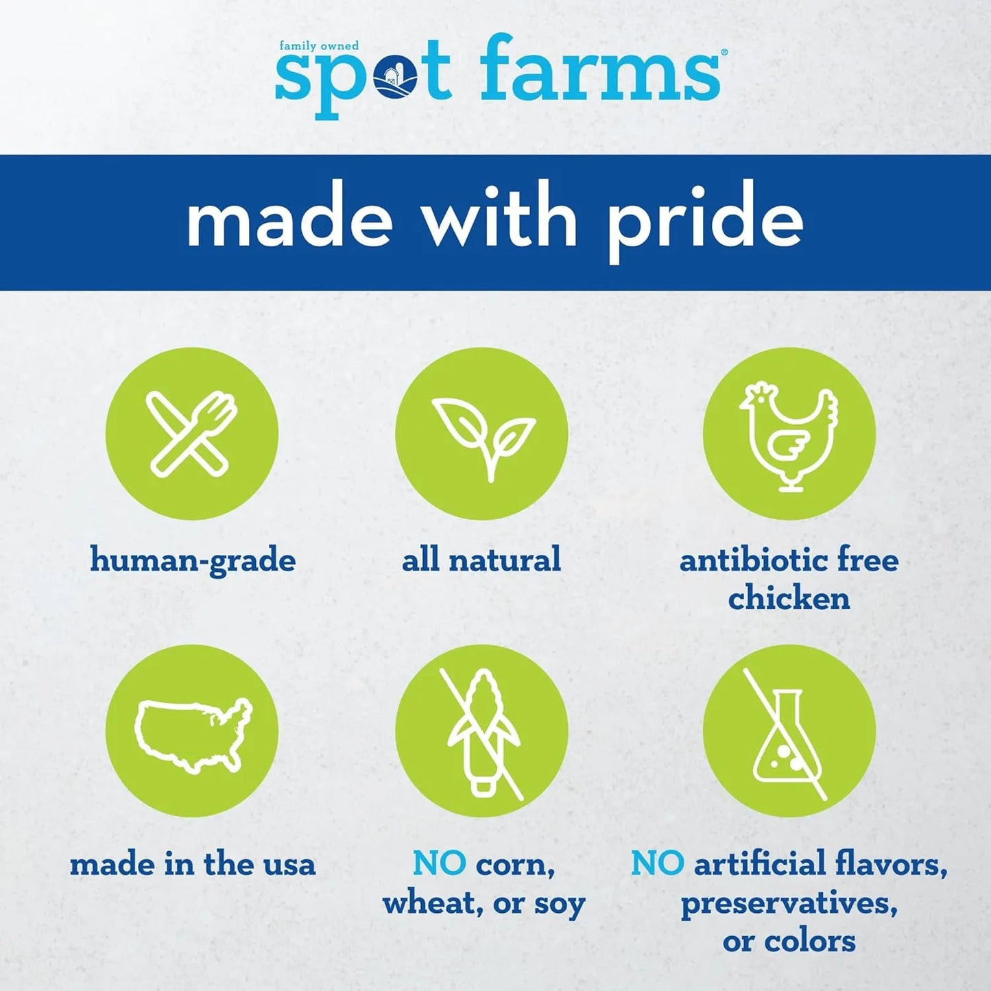 Salchicha Natural De Pollo Y Manzana Saludable Para Perros Spot Farms 12.5 Onzas