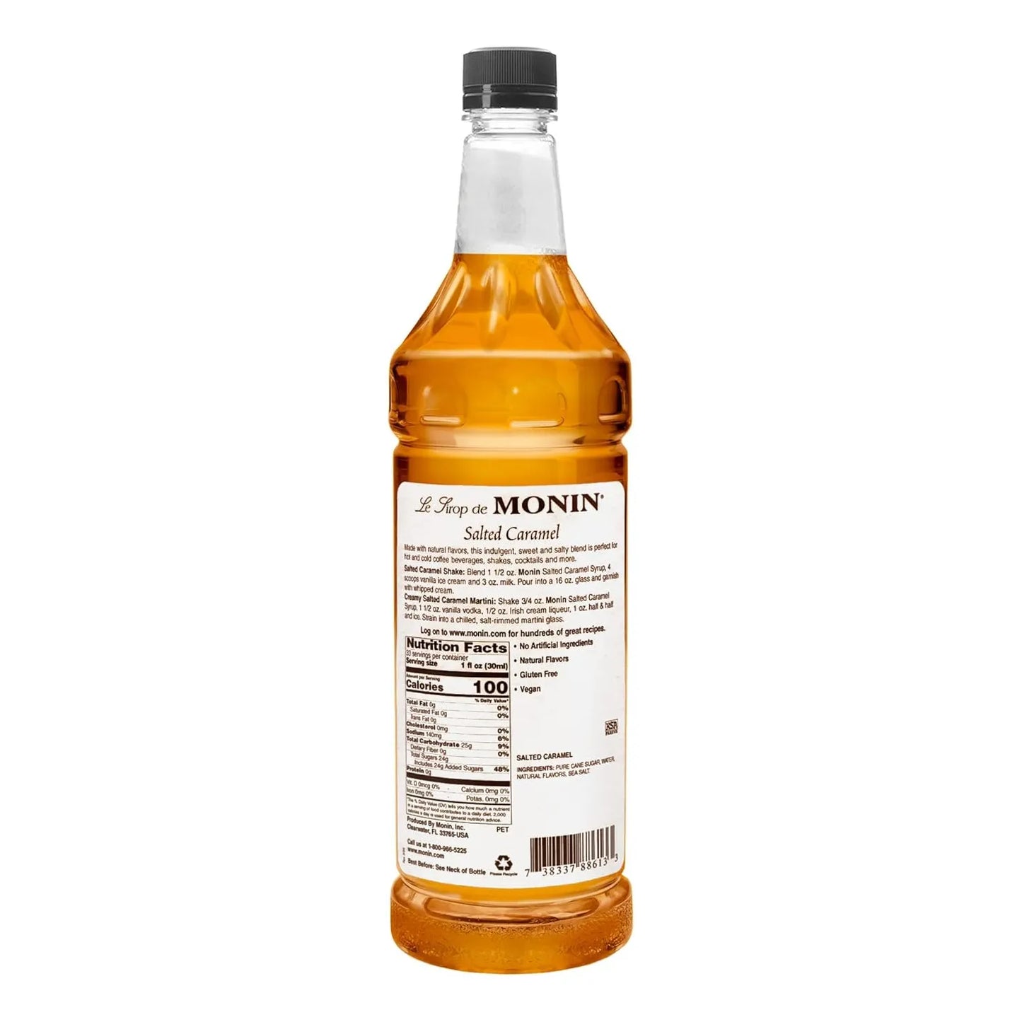 Jarabe De Caramelo Salado Natural 1 Litro Sin Gluten Ingredientes Naturales