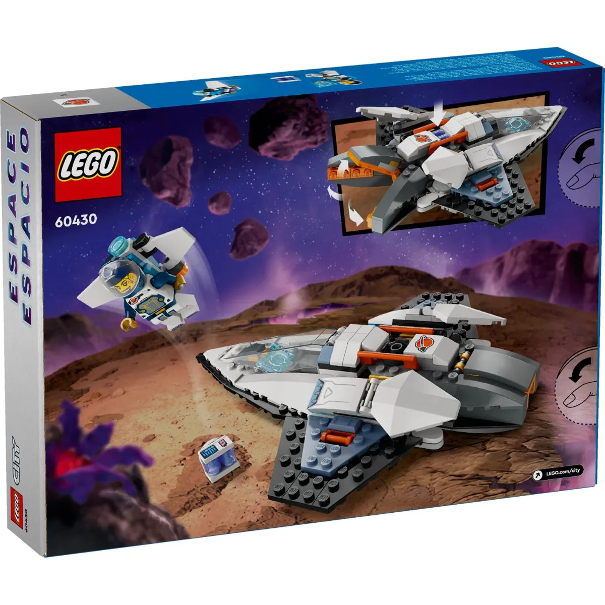 Set Lego City Space 60430 Nave Espacial Interestelar 240 Piezas Diversión Educativa