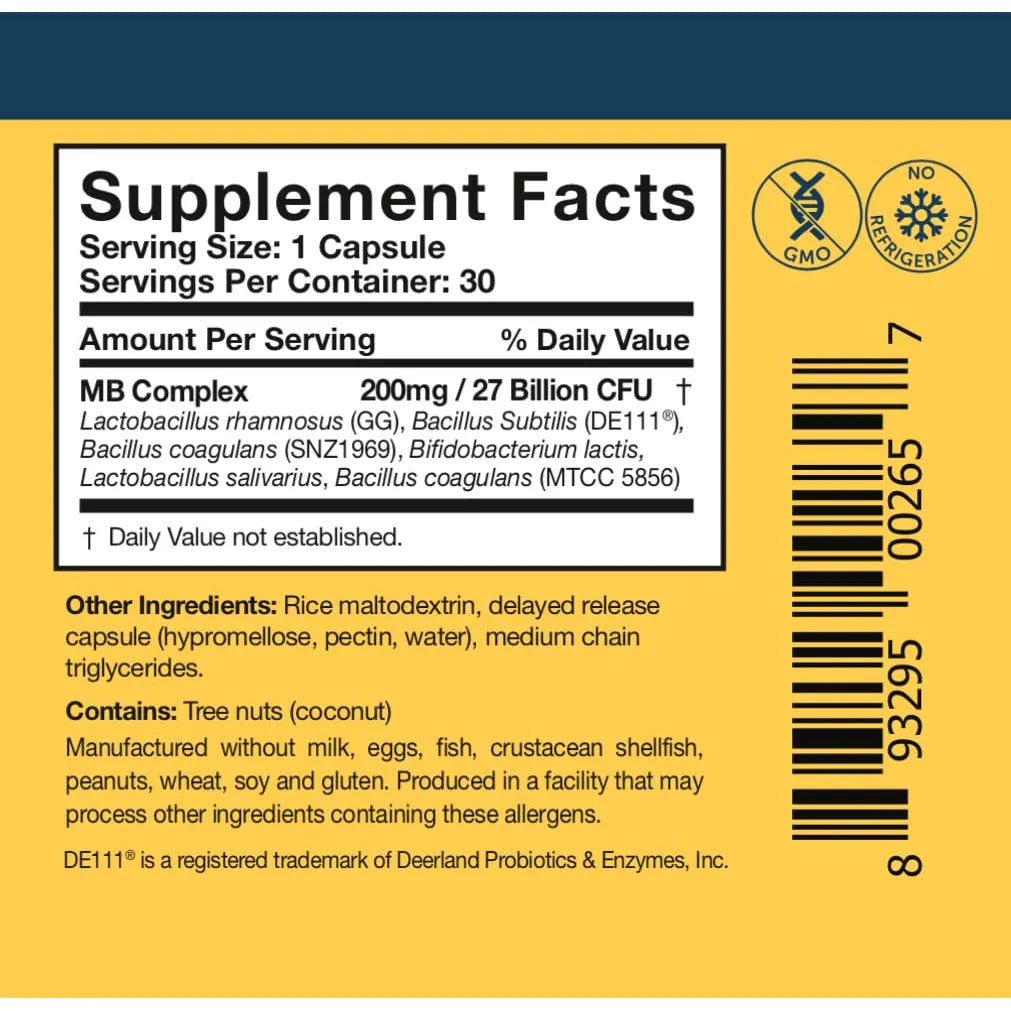 Probióticos Multibioma Para Salud Digestiva E Inmunológica Cepas Vivas Y Esporas