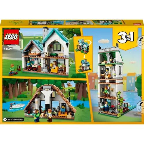 Lego Creator 3 En 1 Casa Acogedora 31139 Juego De Construcción Familiar