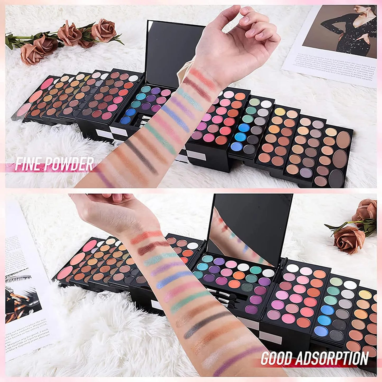 Paleta De Maquillaje 148 Colores Kit Profesional Todo En Uno Miss Rose M