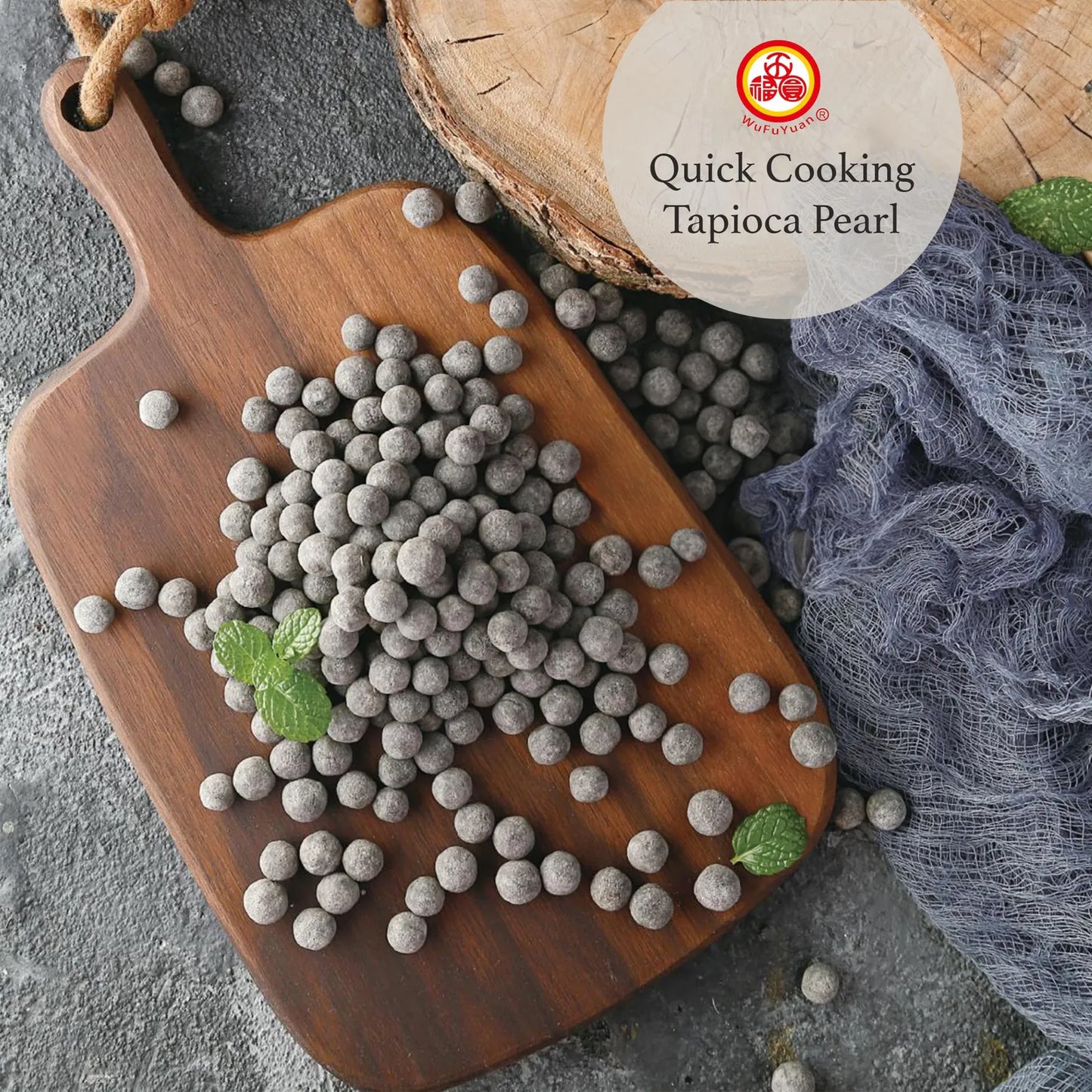 Perlas De Tapioca Boba Sabor Azúcar Negro Cocción Rápida 3 Paquetes