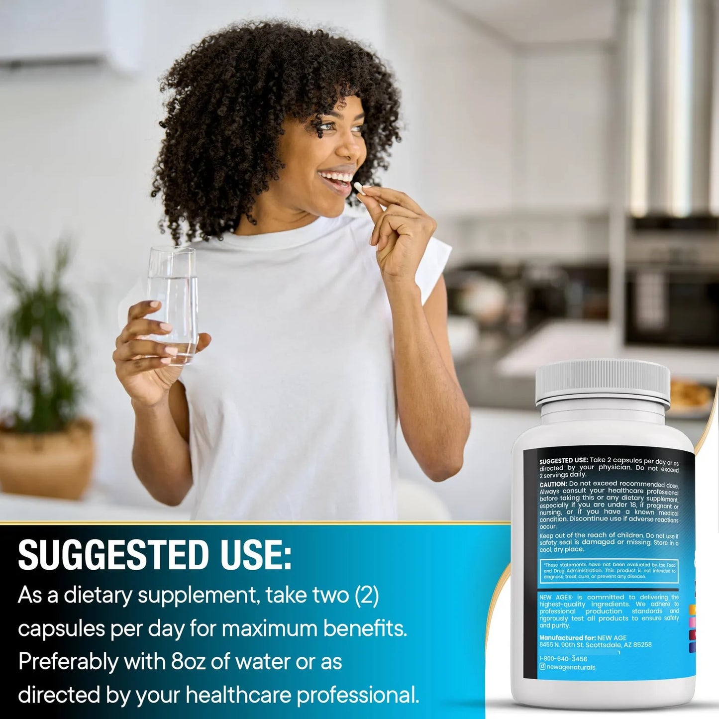 Suplemento NAC Con Vitamina D3 K2 Zinc Quercetina Triphala 120 Cápsulas