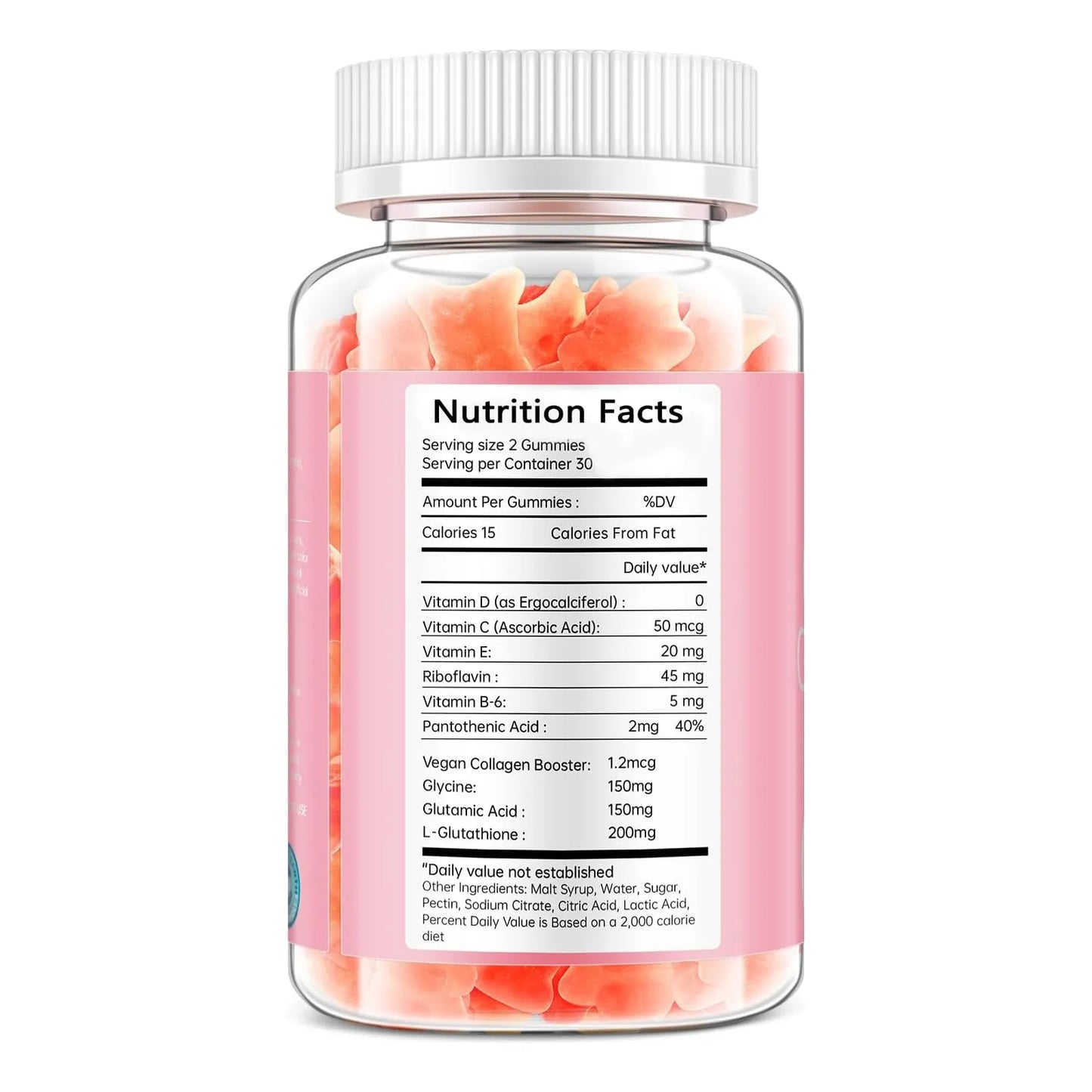 Gomitas De Colageno Con Glutation Para Piel Radiante 60 120 Piezas