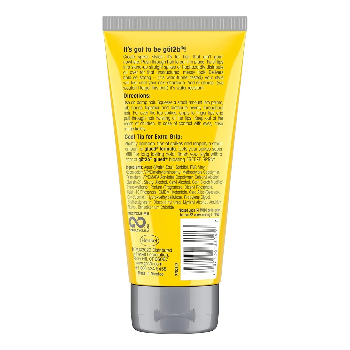 Got2B Gel De Peinado Pegado Cabello Fuerte Y Duradero X3 Und