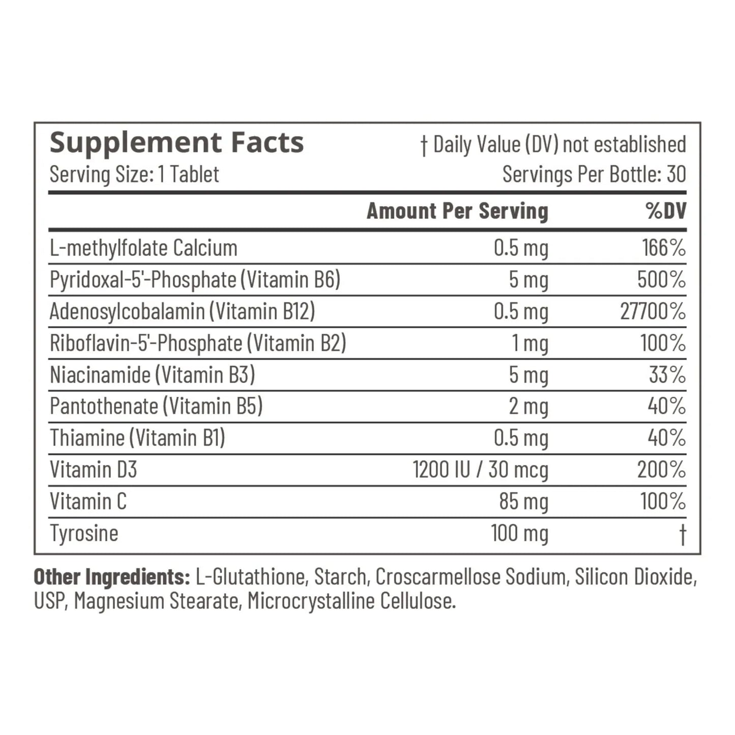 Neuro X Nutricion Cerebral Vitaminas B Activas Para Memoria Y Concentracion 30 Tabletas