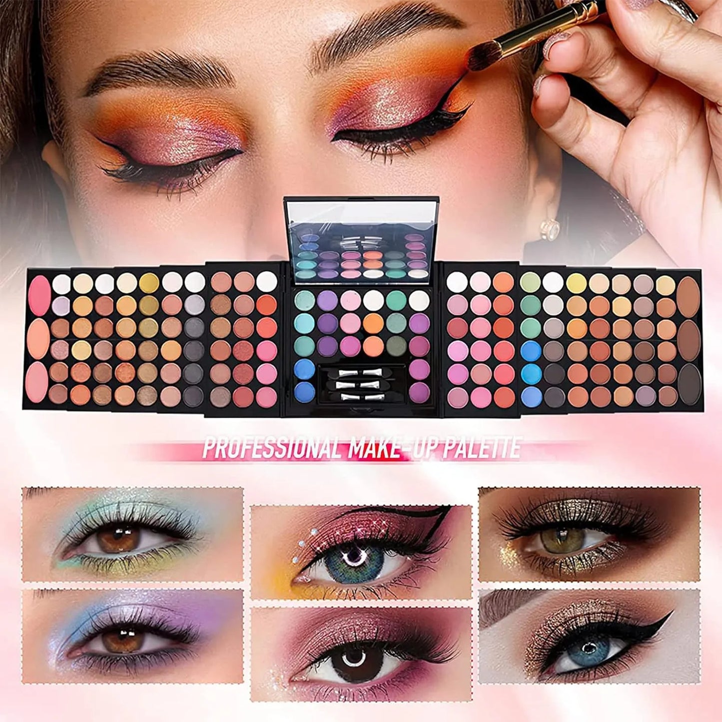 Paleta De Maquillaje 148 Colores Kit Profesional Todo En Uno Miss Rose M