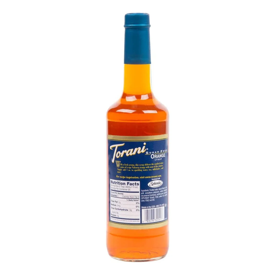 Sirope Natural Naranja 750 Ml Sin Azúcar Ideal Para Bebidas