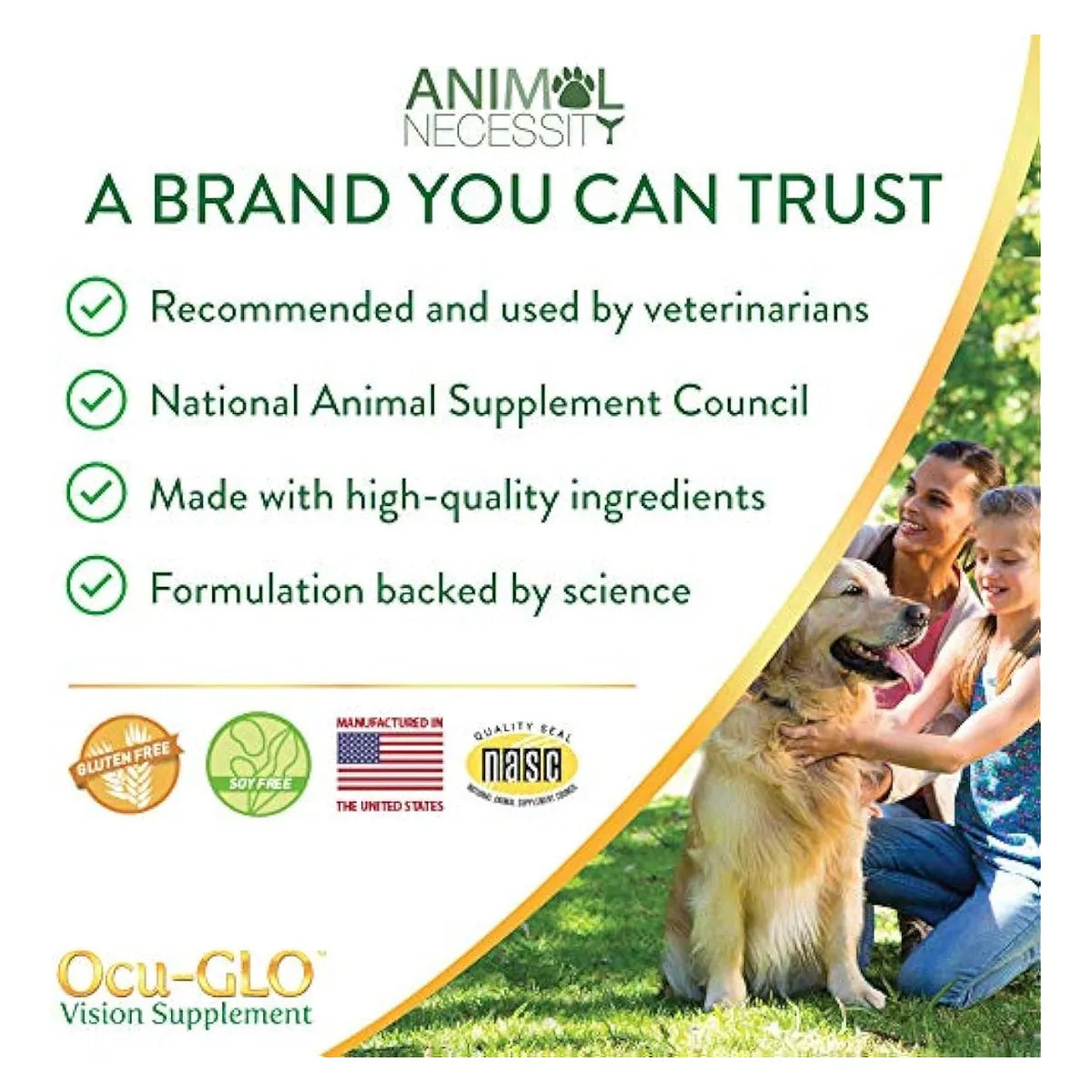 Ocu GLO Suplemento PB Vision Para Perros Y Gatos Con Luteina Y Omega 3