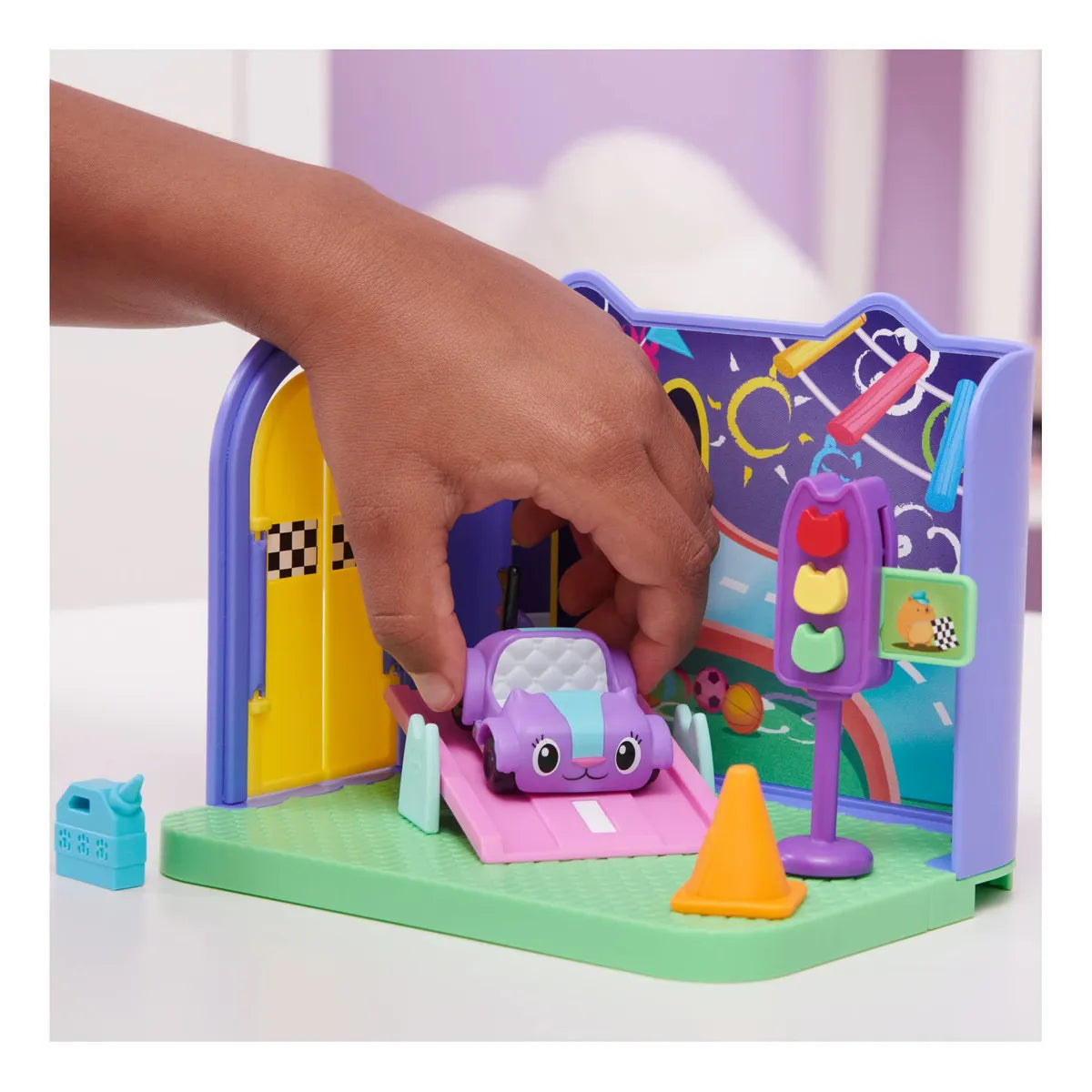 Gabby's Dollhouse Sala De Juegos Carlita Purr-ific Juguete Interactivo Spin Master