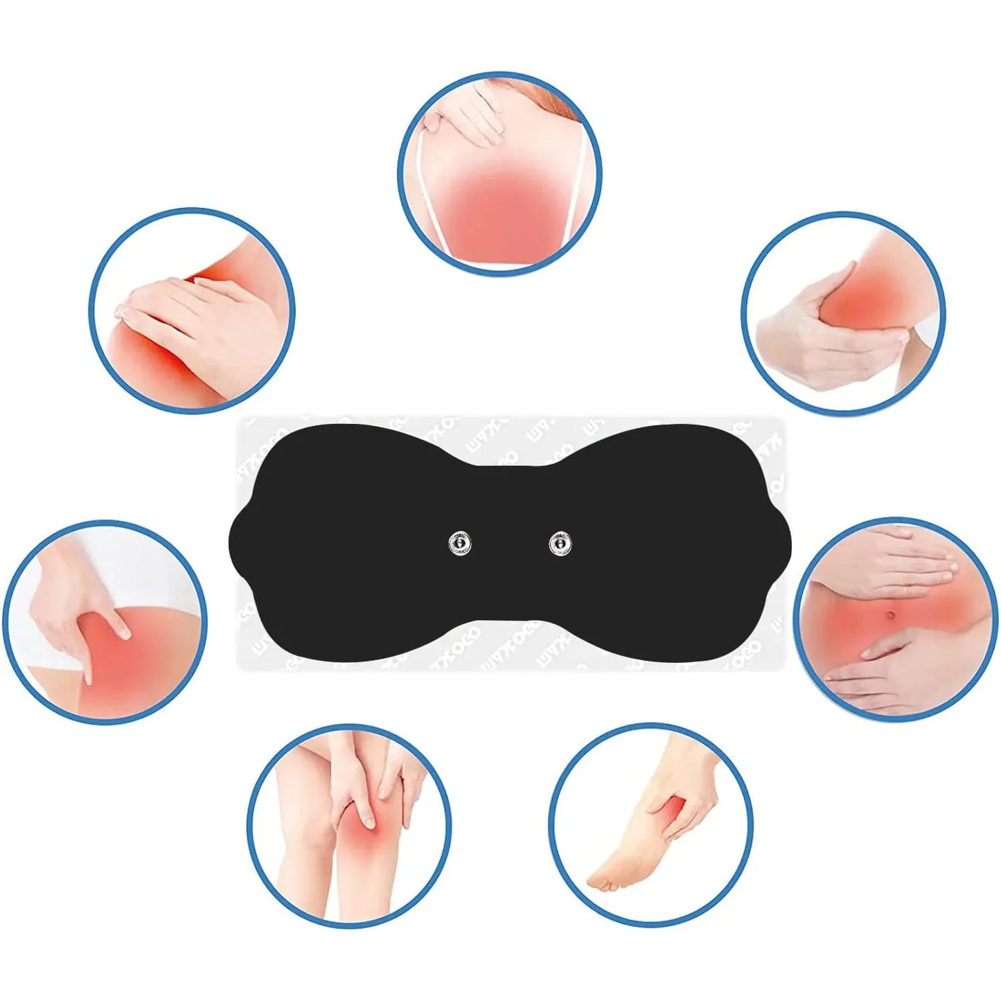 Masajeador Electroterapia Inalambrico Alivia Dolor Muscular Confortable