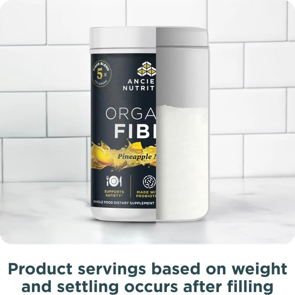 Polvo De Fibra Organica Sabor Mango Piña 382g Salud Digestiva