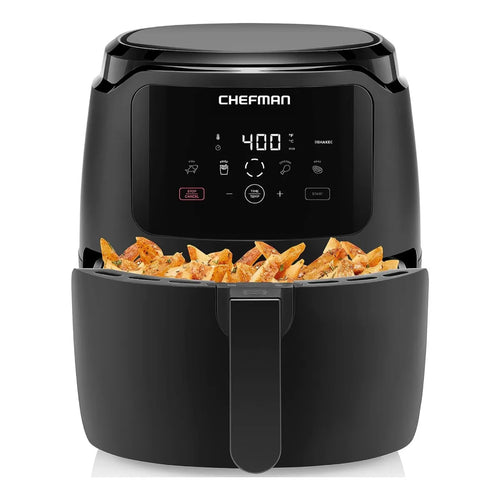 Freidora De Aire Chefman 4 7 Lt Pantalla Tactil Digital Cocina Sin Aceite