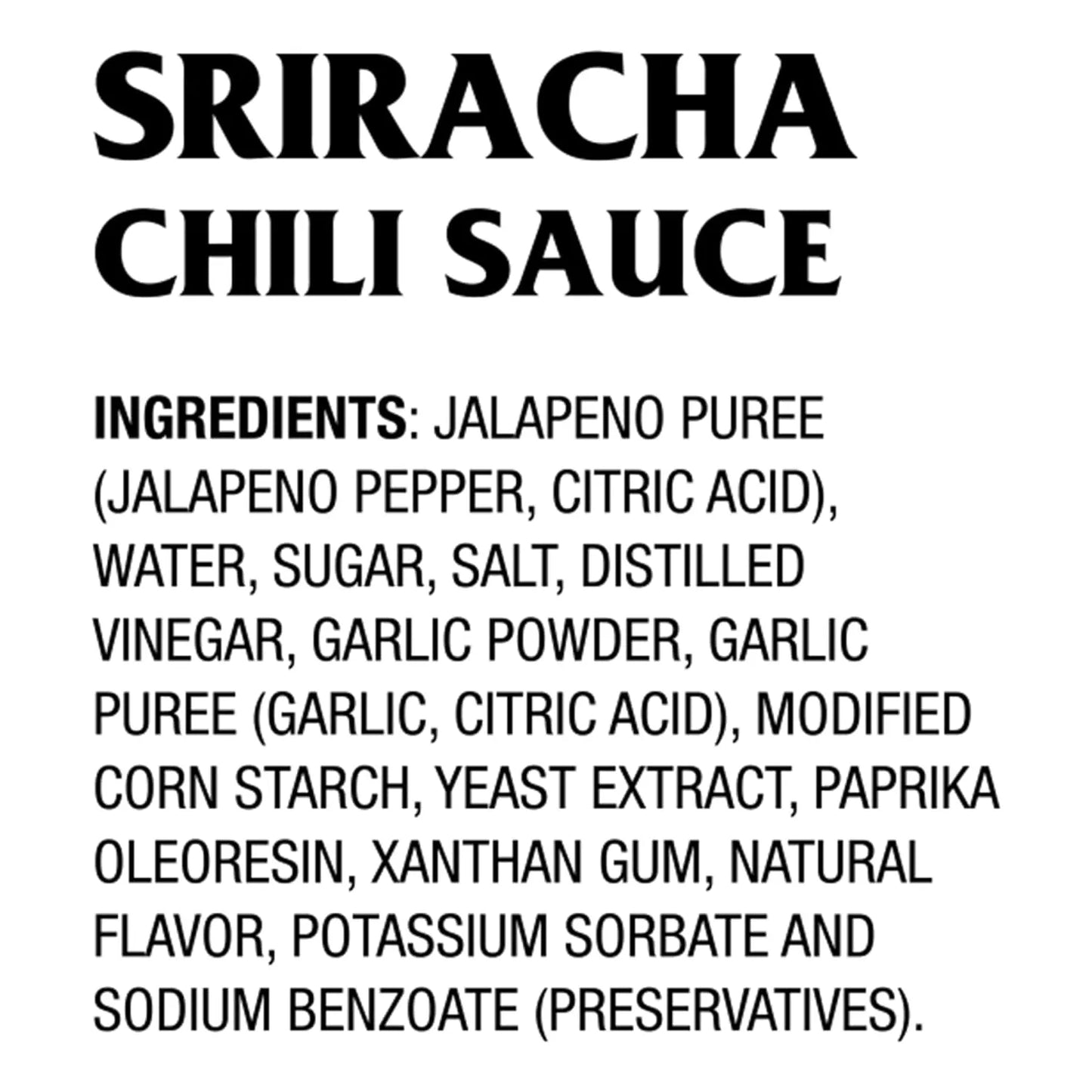 Salsa De Chile Sriracha Dynasty 20 Oz Importada Sabor Umami Sin MSG