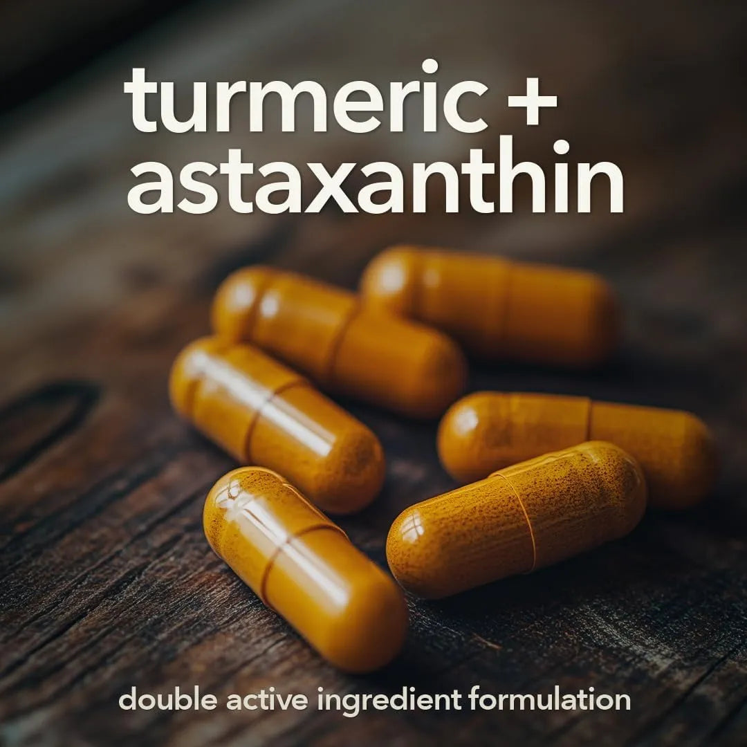 Astaxantina 12mg Con Cúrcuma 1500mg Y Bioperina Suplemento Antioxidante Premium