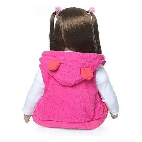Muñeca Reborn Icradle Realista 24 Pulgadas Bebé De Juguete Con Babi