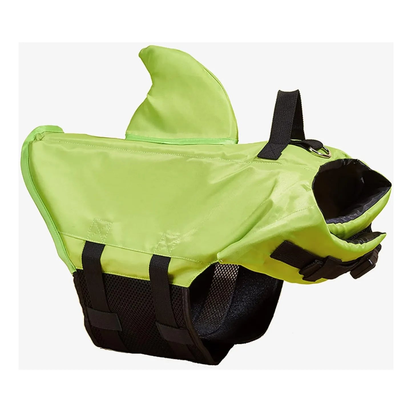 Chaleco Salvavidas Tiburón Perros Azul Naranja Traje Baño G XS Seguro Divertido