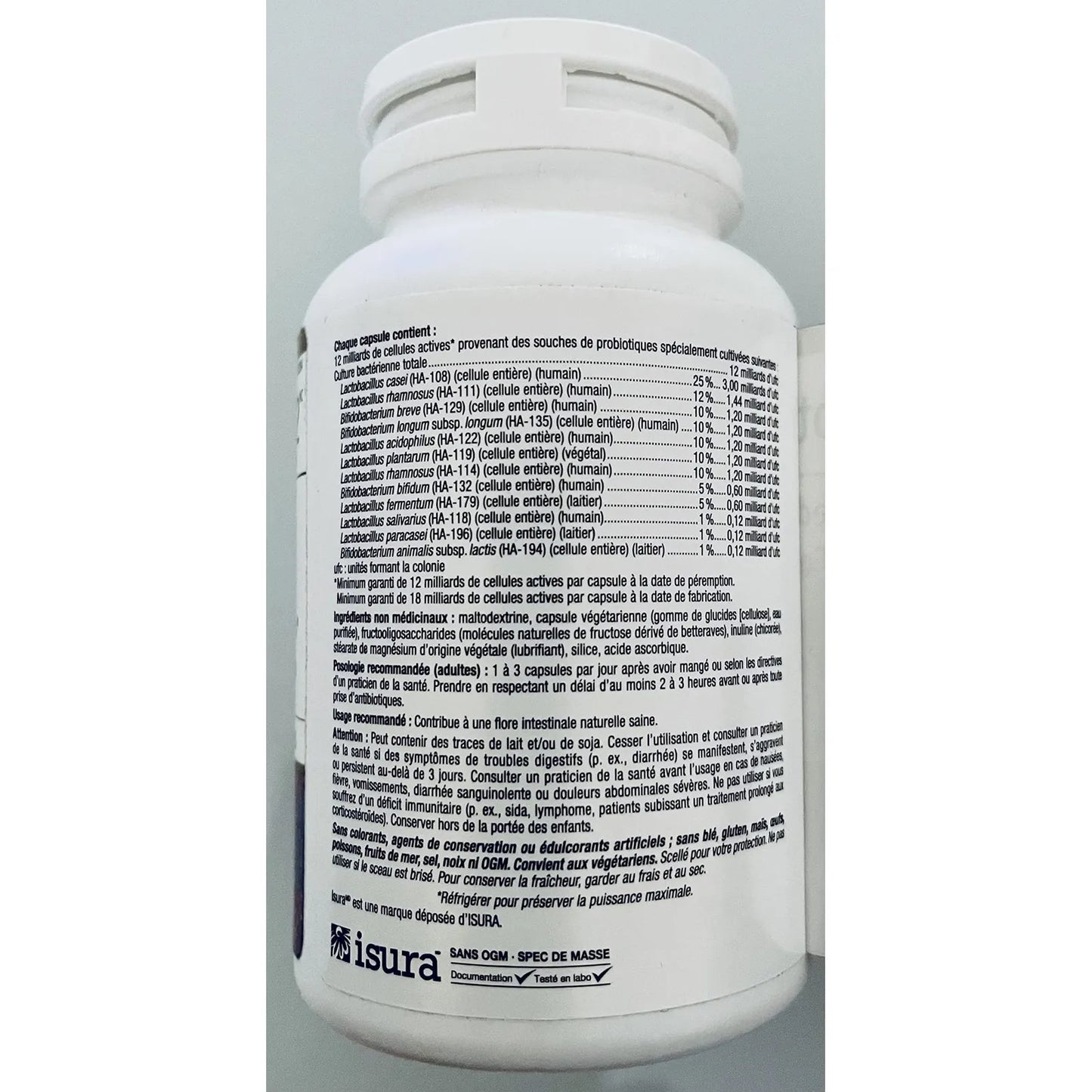 Probióticos Pro 12 60 Cápsulas Vegetales Refuerza Tu Flora Intestinal Y Defensas