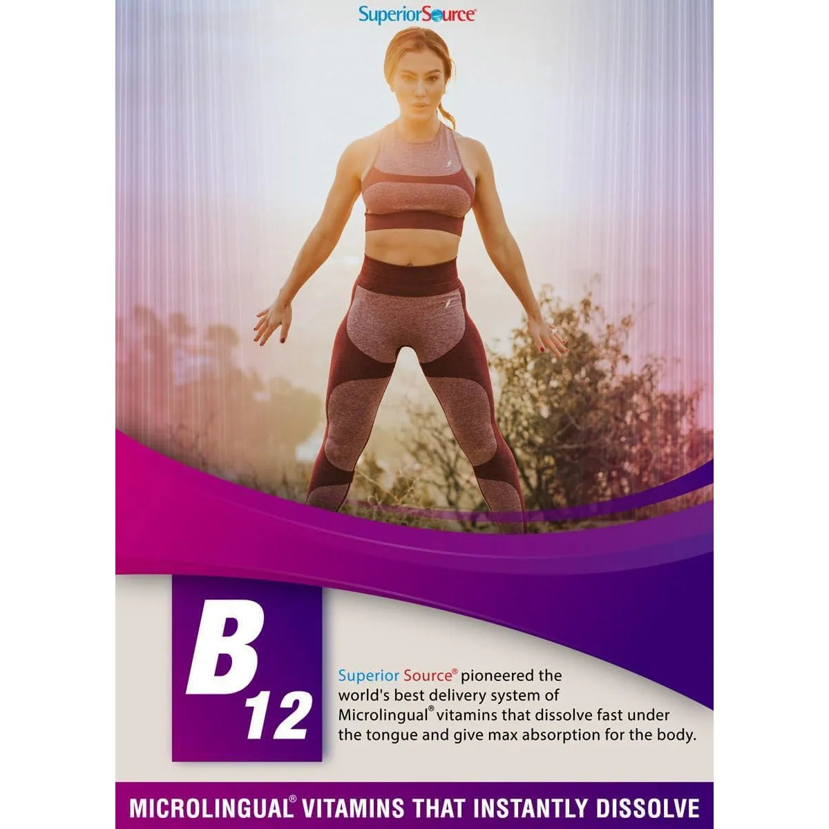Vitamina B12 Cianocobalamina 5000 Mcg Tabletas Microlingües Energía Y Bienestar
