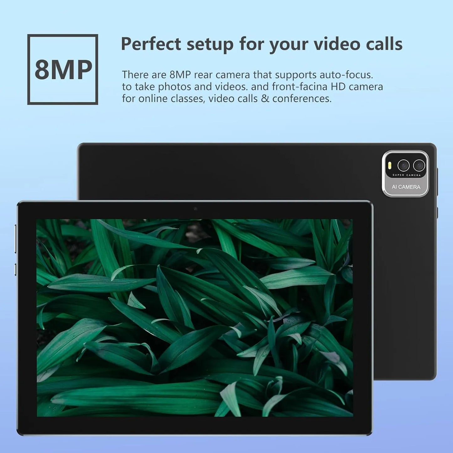 Tablet 10 PuLG 2 en 1 Teclado Mouse Incluido 6GB RAM 128GB Wi-Fi 6