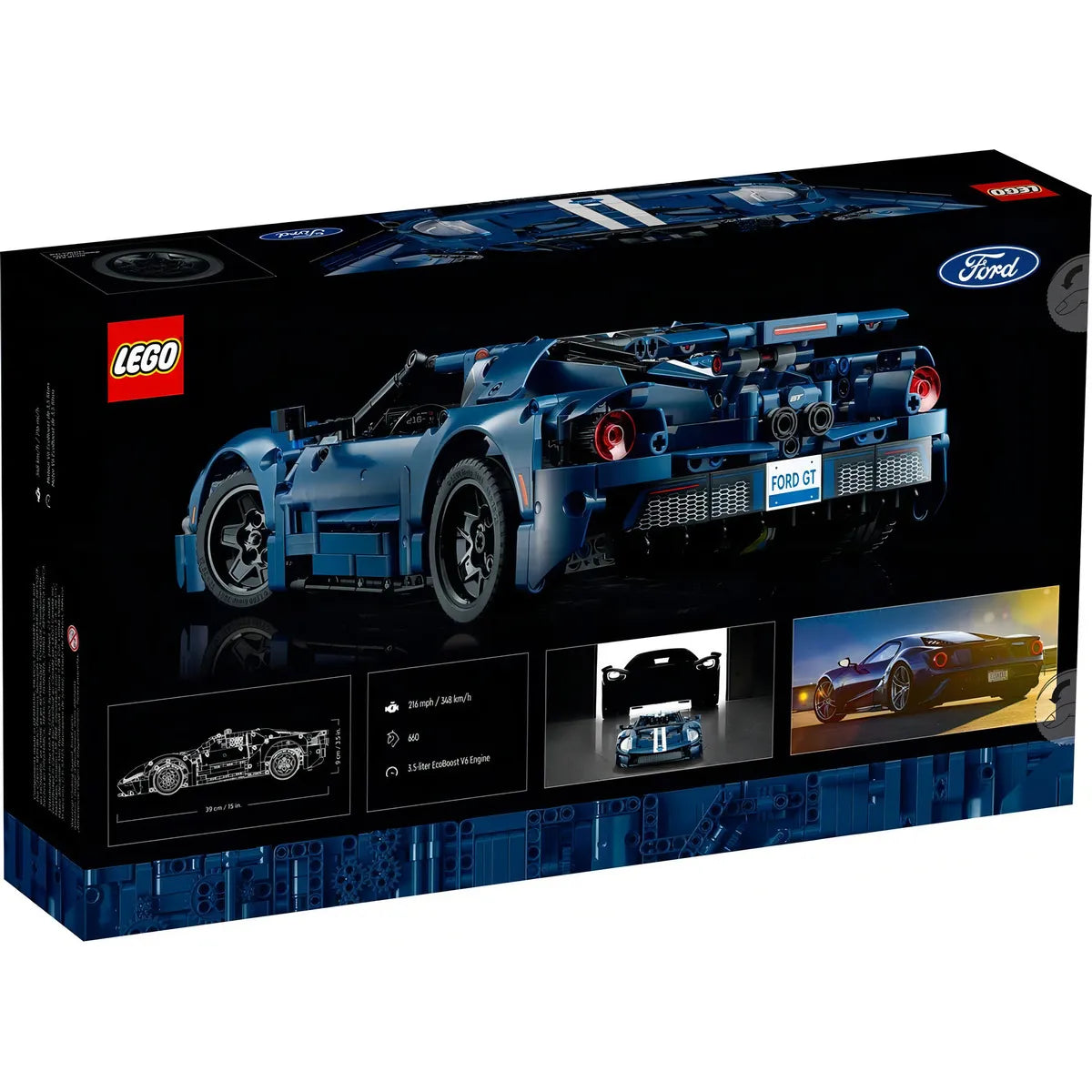 Lego Technic Ford GT 2022 42154 Set De Construcción 1466 Piezas