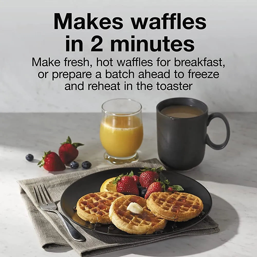 Proctor Silex Mini Waffle Maker Máquina Para Hacer Waffles Compacta Y Antiadherente