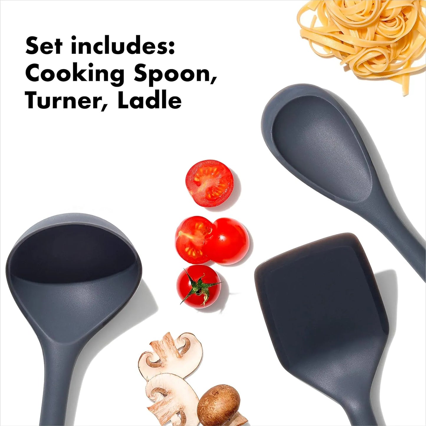 Juego De Utensilios De Silicona 3 Piezas OXO Good Grips Cocina Facil Y Segura