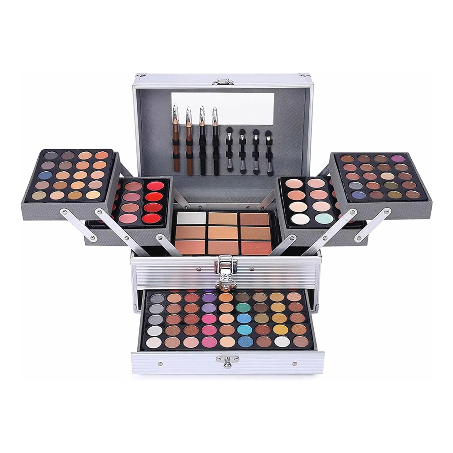 Kit Maquillaje 132 Colores Estuche Profesional Somos Importaciones Gold