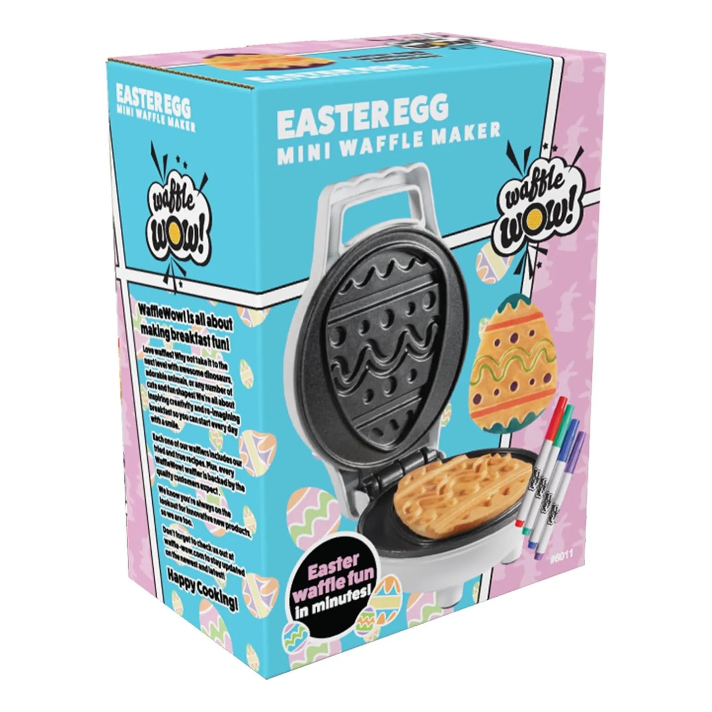 Mini Waflera Huevos Pascua Plancha Decoracion Desayunos Divertidos