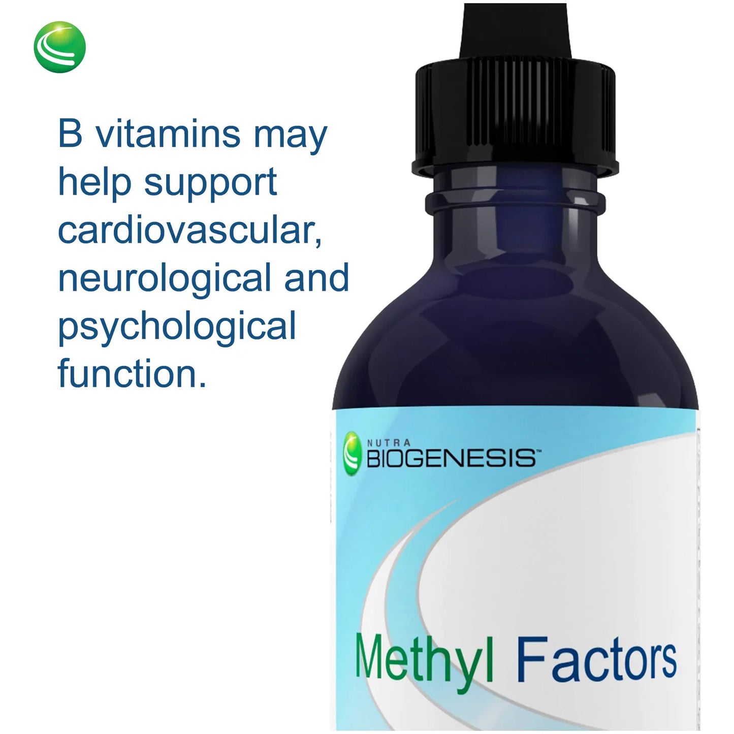Suplemento De Metil B12 Y Metil Folato Para Salud Cerebral Y Cardiovascular Sabor A Bayas 2 Onzas