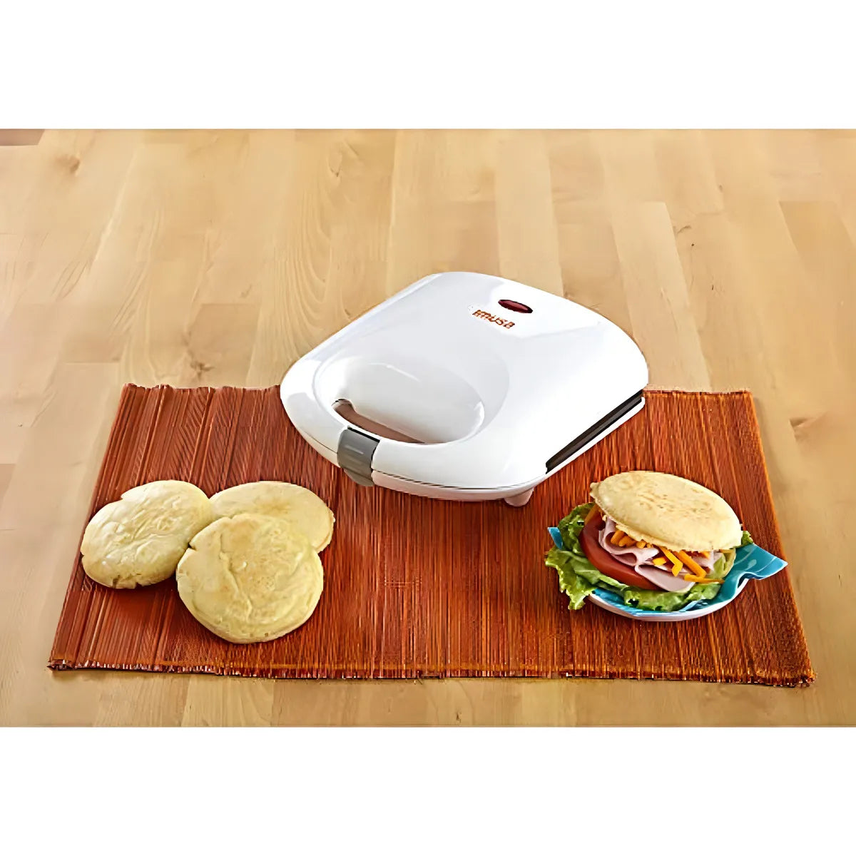 Arepa Electrica Imusa Antiadherente Cocina 2 Arepas A La Vez Facil Limpieza