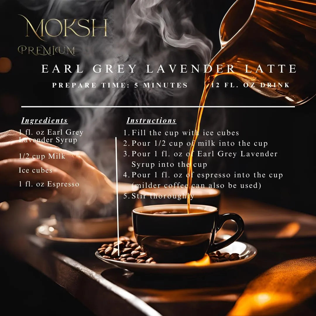 Sirope De Lavanda Earl Grey 700ml Para Café Y Bebidas Gourmet