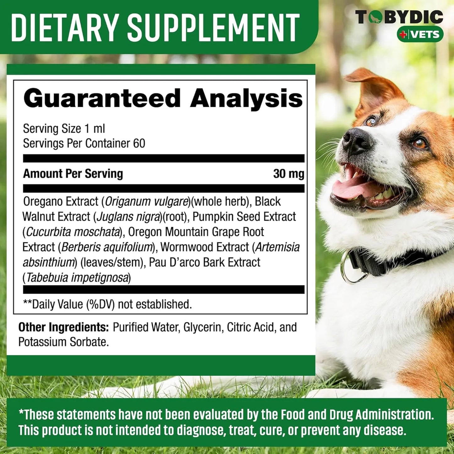 Defensa Intestinal Natural Para Gatos Y Perros Líquido Herba Apoyo Digestivo