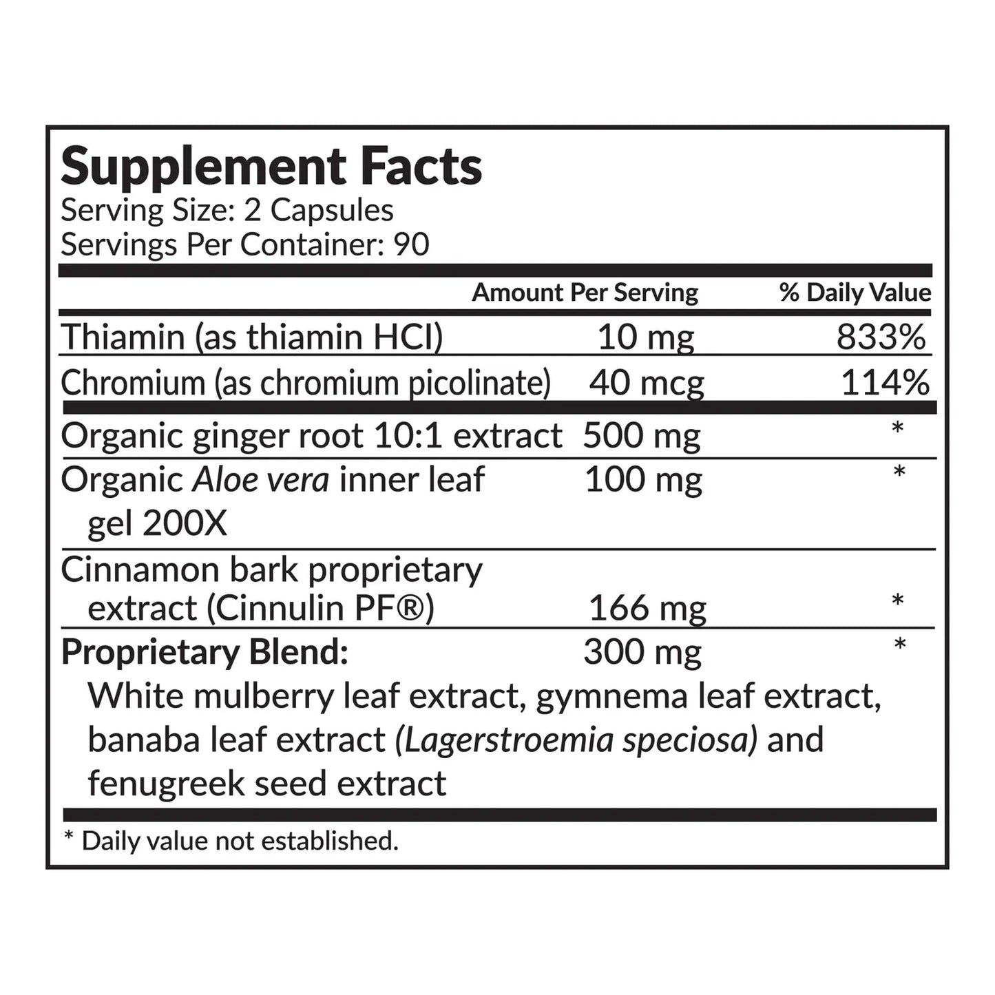 Glucose Biotect Natural Blood Sugar Support 180 Capsulas Suplemento Para Control Glucémico